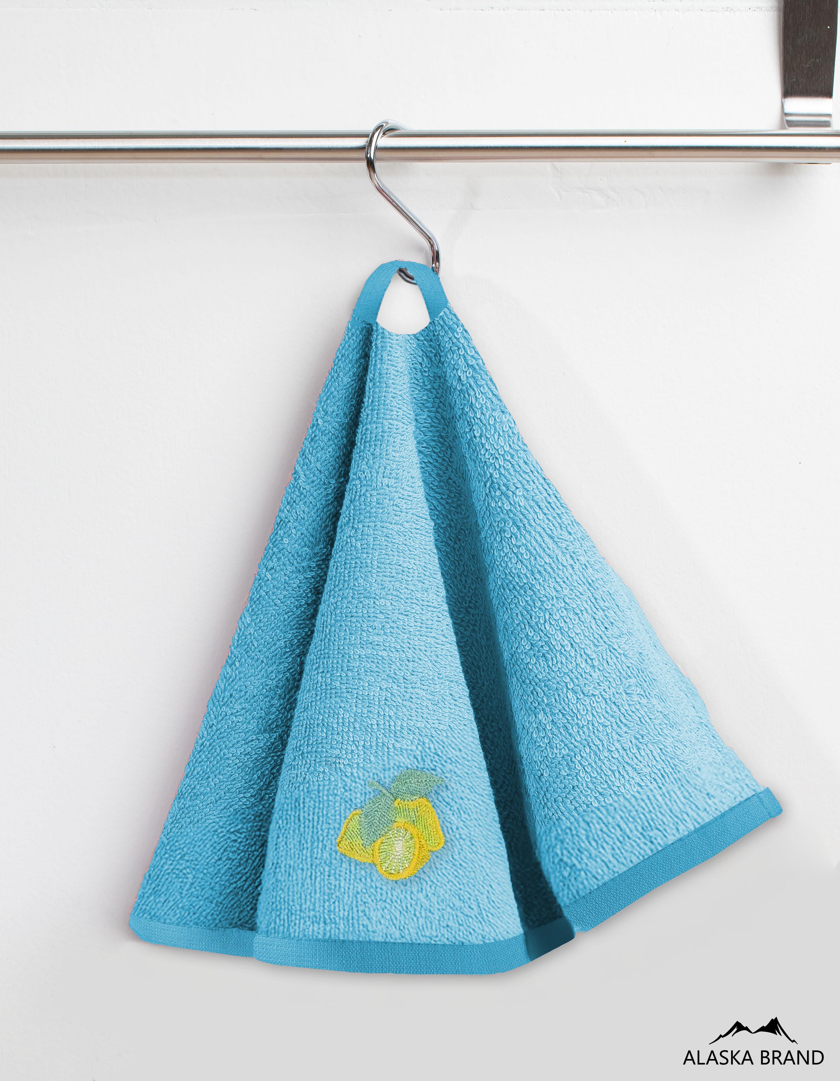 מגבות עגולות במבחר צבעים מבד 100% כותנה - בתוספת רקמה | מבצע  3 יח' ב65!