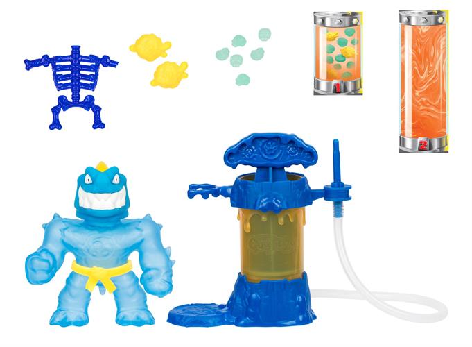 גו ג'יט זו - יוצר הגיבורים - Cerator Pack טיירו זוהר בחושך - Goo Jit Zu