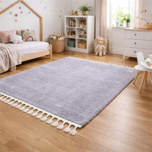 BERBER SHAGGY- סגול\ עגול