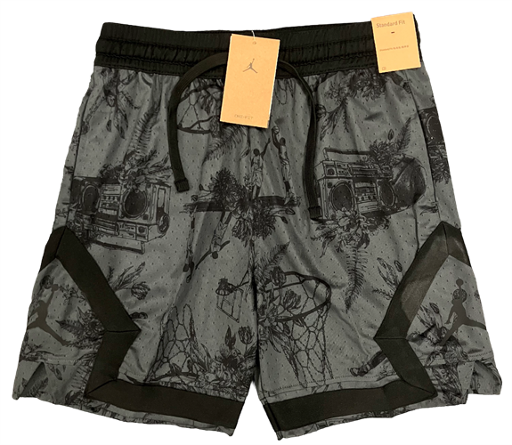 מכנסי אייר ג'ורדן Air Jordan Radio אפור שחור