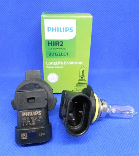 מנורה HIR2 נורה 12V LONG LIFE PHILIPS ראשית לרכב טויוטה ועוד כלי רכב תואמים קמפינג לייף