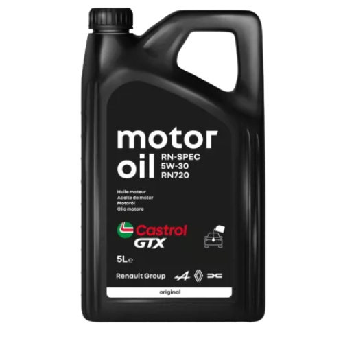שמן מנוע לרכבי רנו 5W-30 תקן RN20 מבית CASTROL | גלון 5 ליטר
