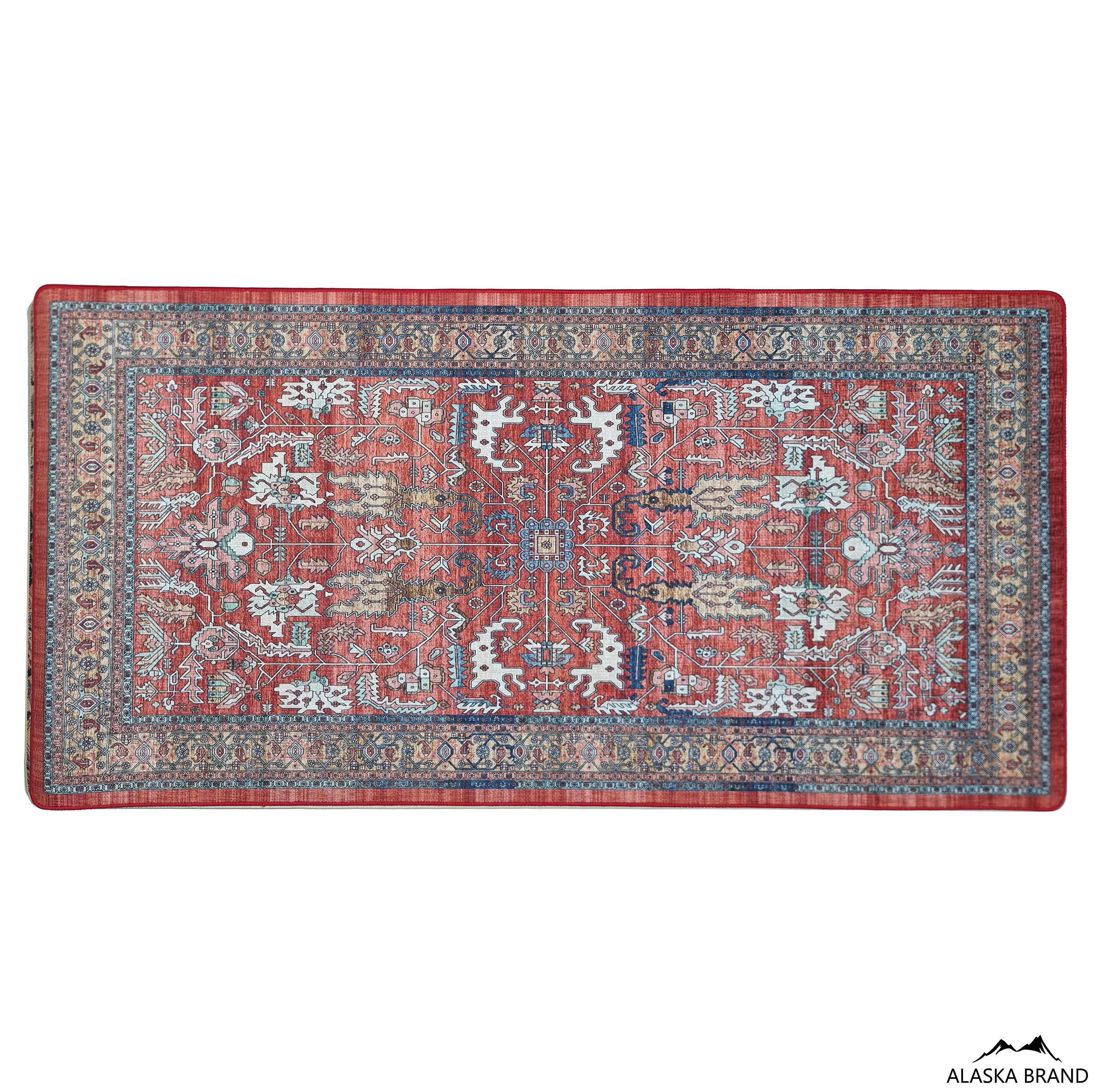 שטיח מטבח איכותי בתוספת גומי בתחתית דגם - 235 (מתנקה בקלות!)