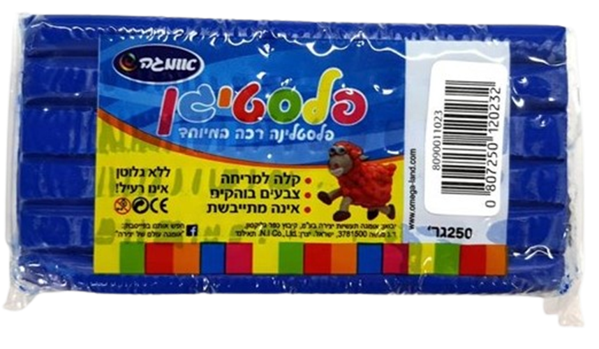 פלסטלינה רכה במיוחד לפי גוון