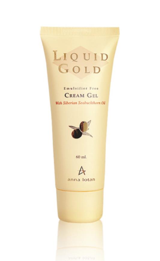 קרם ג׳ל טיפות זהב ANNA LOTAN lIQUID GOLD