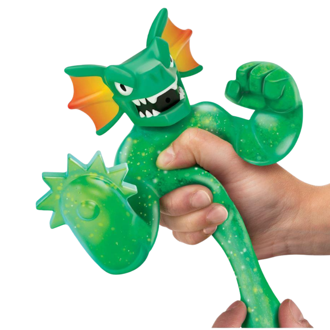 גו ג'יט זו - בובה נמתחת משפריצה מים - סטרץ' רפטאור - Goo Jit Zu