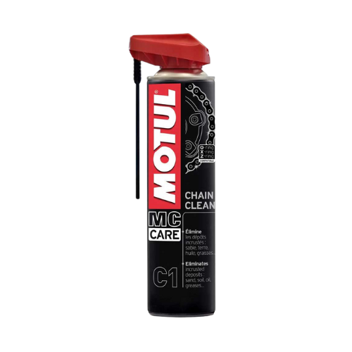 ספריי חומר ניקוי שרשרת לאופנוע MC CARE CHAIN CLEAN C1 מבית MOTUL