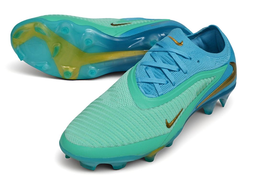 נעלי כדורגל Nike Phantom GX טורקיז זהב
