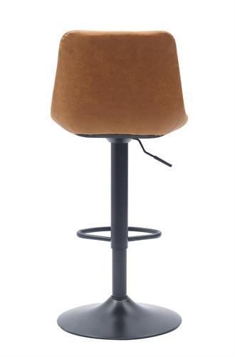 כסא בר מעוצב דגם רומאו דמוי עור צבע חרדל כסא בר מעוצב דגם רומאו דמוי עור צבע חרדל