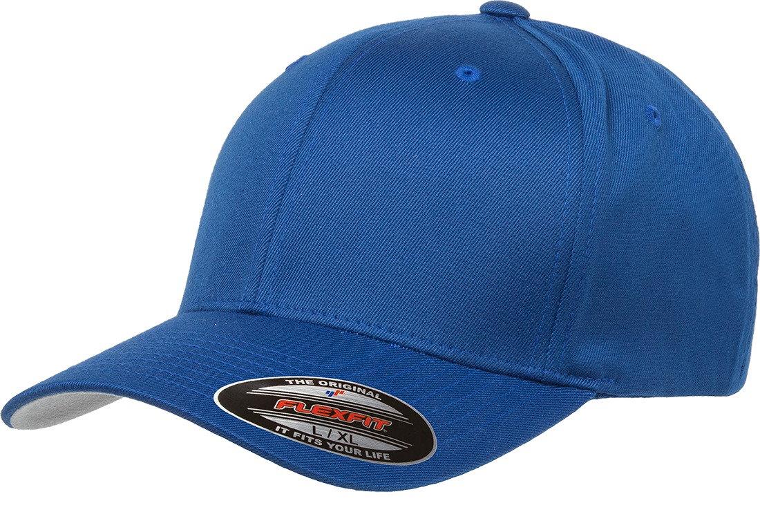 כובע איכותי במיוחד דגם FLEXFIT + רקמה אישית | צבע כחול