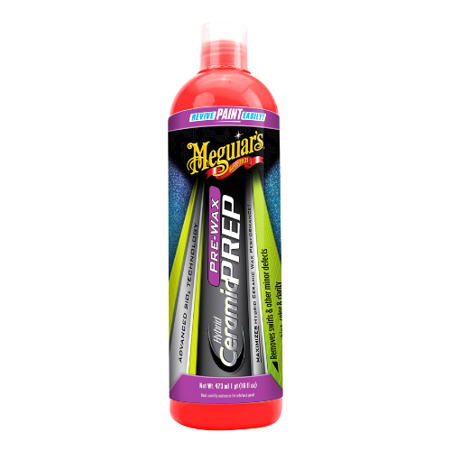 נוזל ניקוי והכנה לווקס קרמי - HYBRID CERAMIC PRE-WAX PRE מבית MEGUIAR'S | תכולה 473 מ"ל