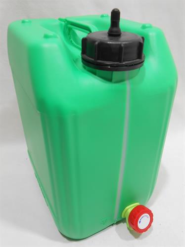WATER-TANK-WITH-FAUCET-11-LITERS-GREEN-COLOR-MADE-IN-ISRAEL