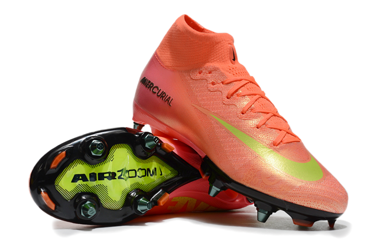 נעלי כדורגל Nike Air Zoom Mercurial Vapor XV Elite כתום ירוק