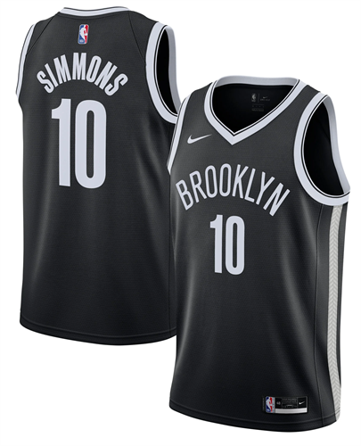 גופיית ברוקלין בן סימונס NBA שחורה