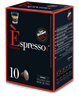 12 מארזים [120 קפסולות] קפה אספרסו CREMOSO [אדום] (תואמות Nespresso)