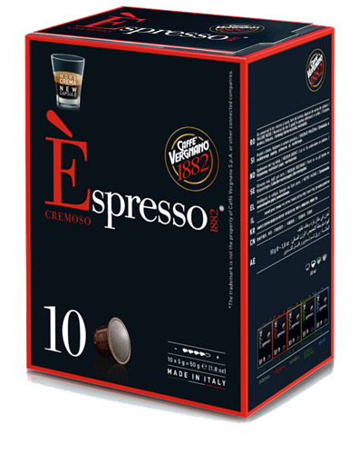 12 מארזים [120 קפסולות 1.2₪ ליח'] קפה אספרסו CREMOSO [אדום]בטעם קרמי(תואמות Nespresso)