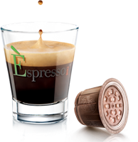 12 מארזים [120 קפסולות] קפה אספרסו LUNGO INTENSO [ירוק] ארוך ואינטנסיבי(תואמות Nespresso)
