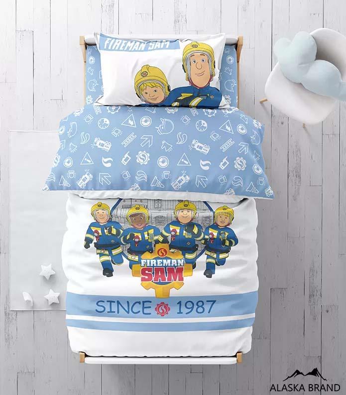 סט 100% כותנה למיטת מעבר / תינוק - סמי הגיבור