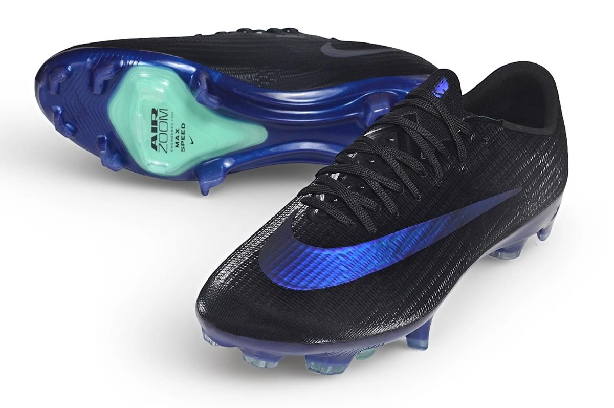 נעלי כדורגל נייק Nike Air Zoom Mercurial Elite שחור כחול