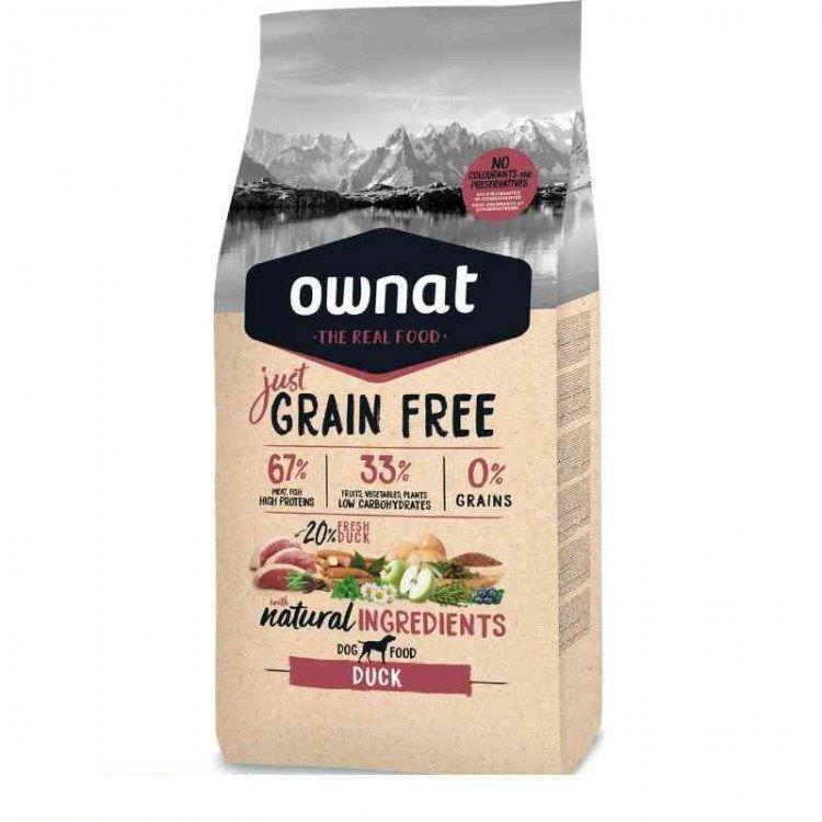 אוונט Grain Free just ברווז 14 קג Ownat שופיפט 