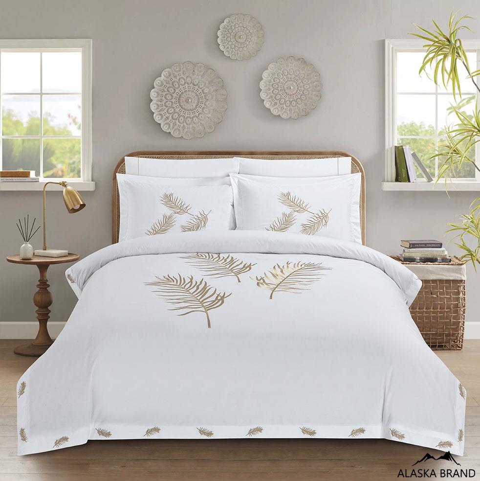 מצעי יוקרה רקומים! 100% פרקל כותנה 200 חוט | דגם - Royalty Brown מצעי יוקרה רקומים! 100% פרקל כותנה 200 חוט | דגם - Royalty Brown