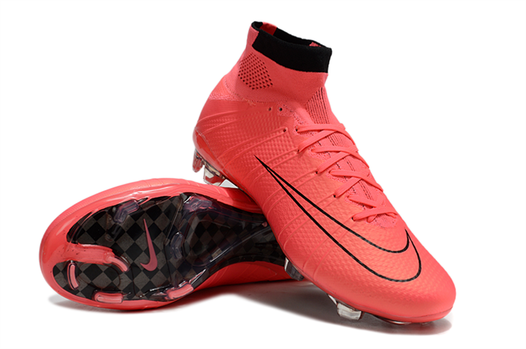 נעלי כדורגל עם גרב Nike Air Zoom Mercurial Elite ורוד