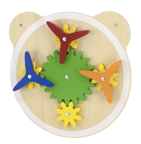 לוח פעילות לקיר דגם ראש דובי גלגלי שיניים