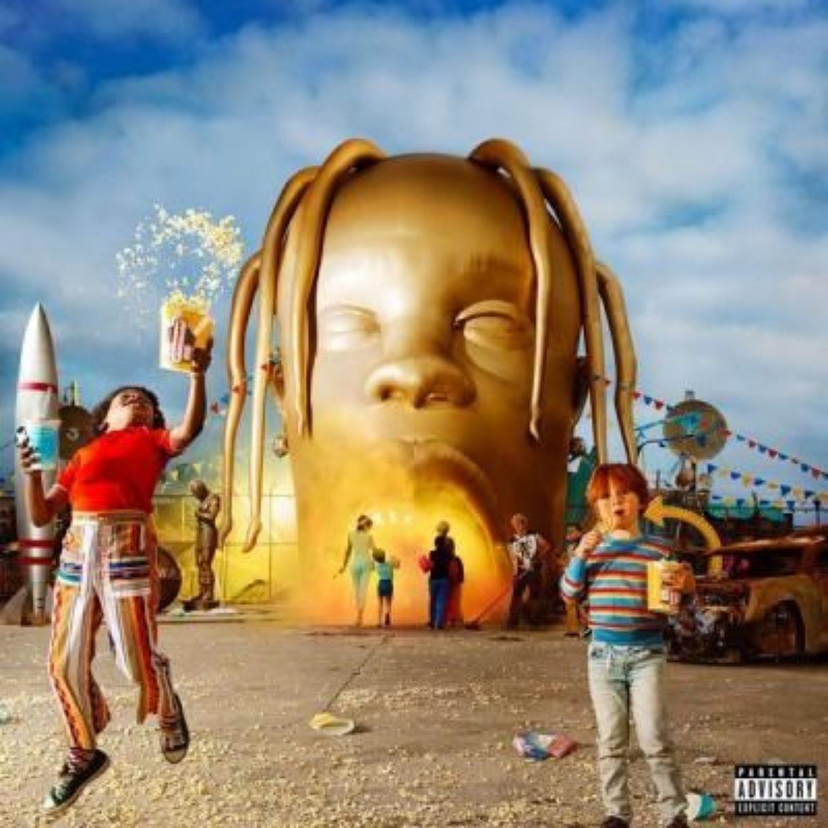 תקליט טרויס סקוט אלבום כפול TRAVIS SCOTT- ASTROWORLD 2LP