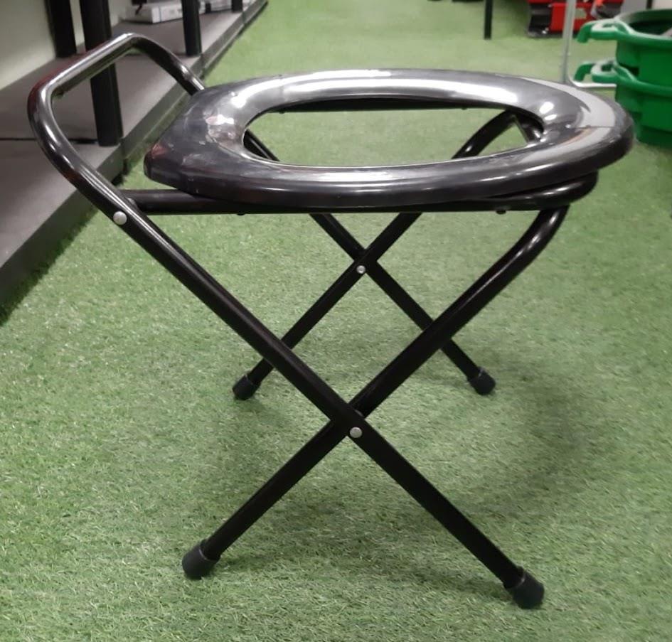 כיסא אסלה מתקפלת צבע שחור לשמירה על בידוד וסטריליות ללא משענת קמפינג לייף כיסא אסלה מתקפלת צבע שחור לשמירה על בידוד וסטריליות ללא משענת קמפינג לייף