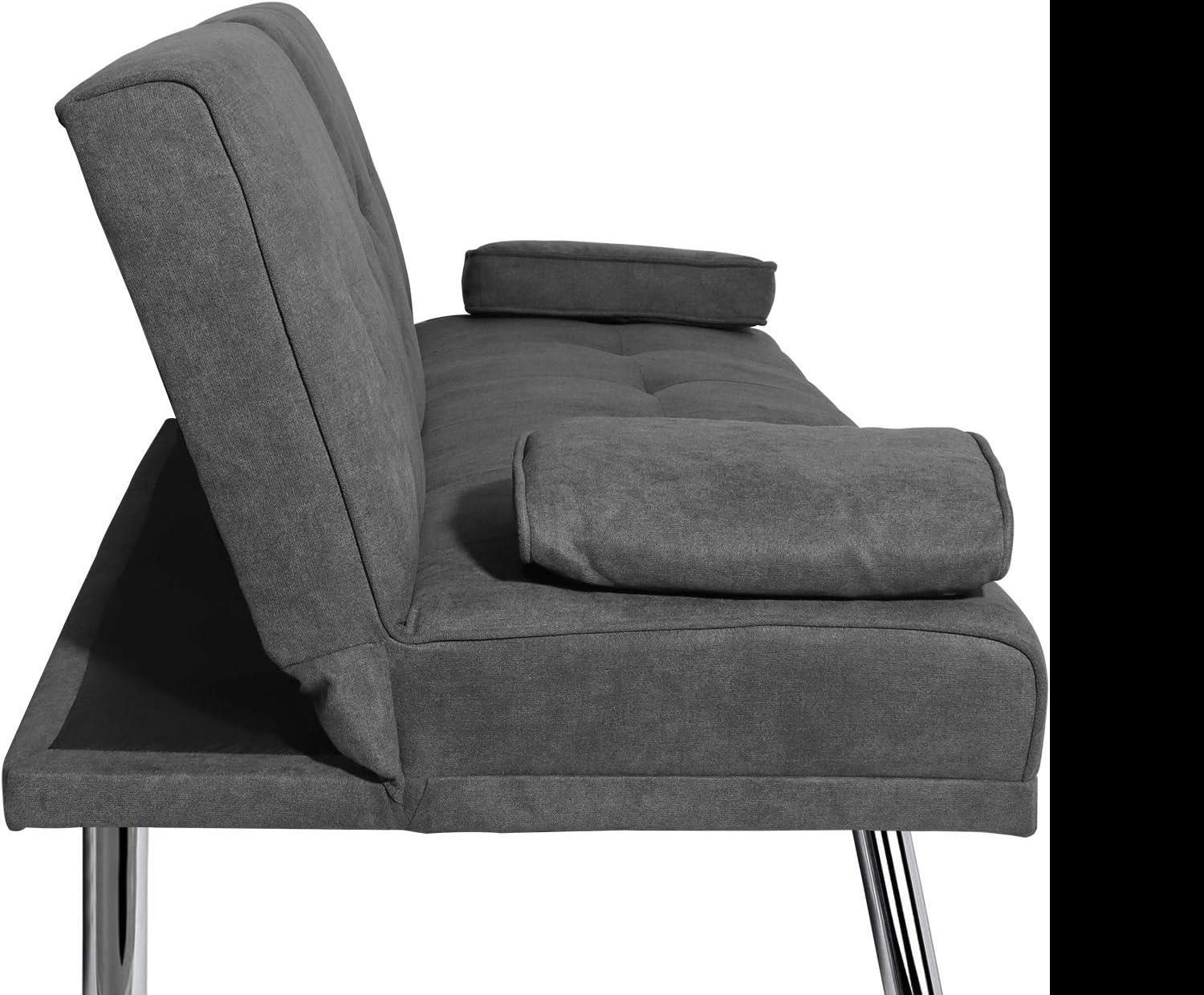 ספה  נפתחת למיטה דגם בוסטון צבע אפור*אחרון מתצוגה!*