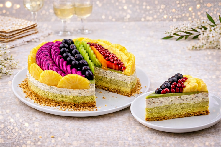 עוגת מלכת החג - כשר פסח - חלבי