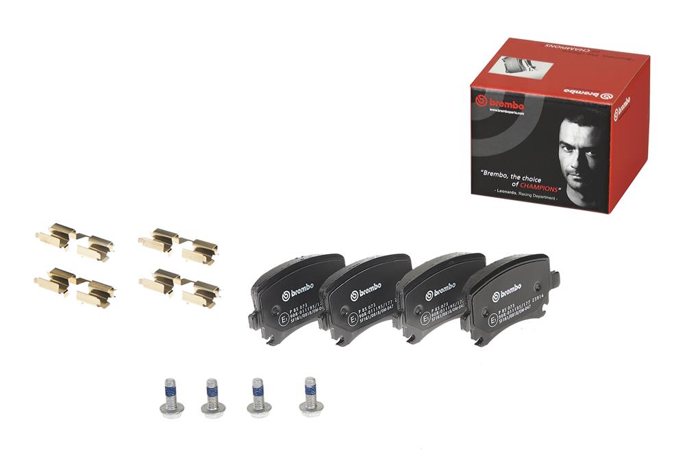 סט רפידות בלם אחורי לפולקסווגן דגמי קאדי, ג'טה ופסאט מבית Brembo