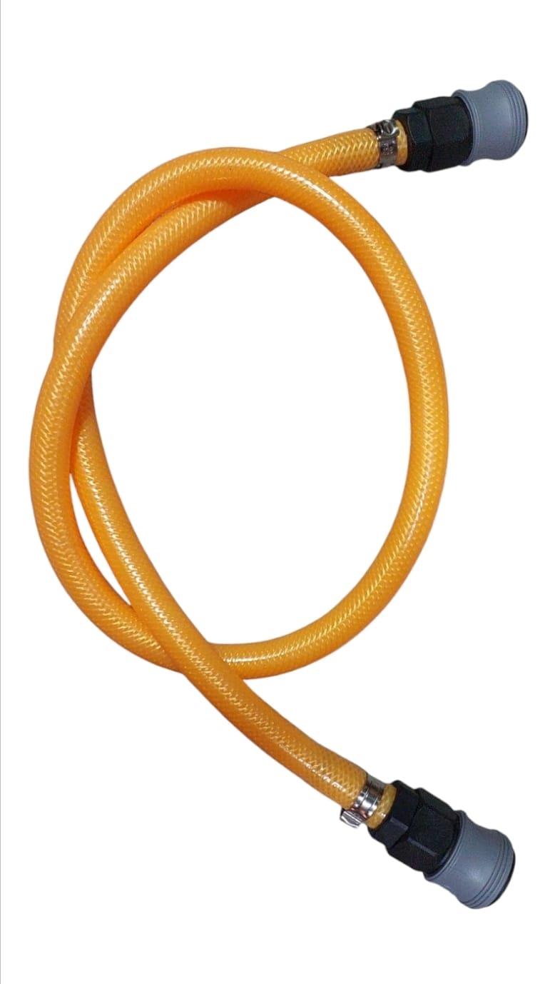 צינור אוויר מאריך ומתאם נקבה דו צדדי אמריקאי וסיני לקומפרסור אורך 80 סמ קמפינג לייף