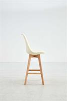 כסא בר מעוצב דגם פריז צבע בז