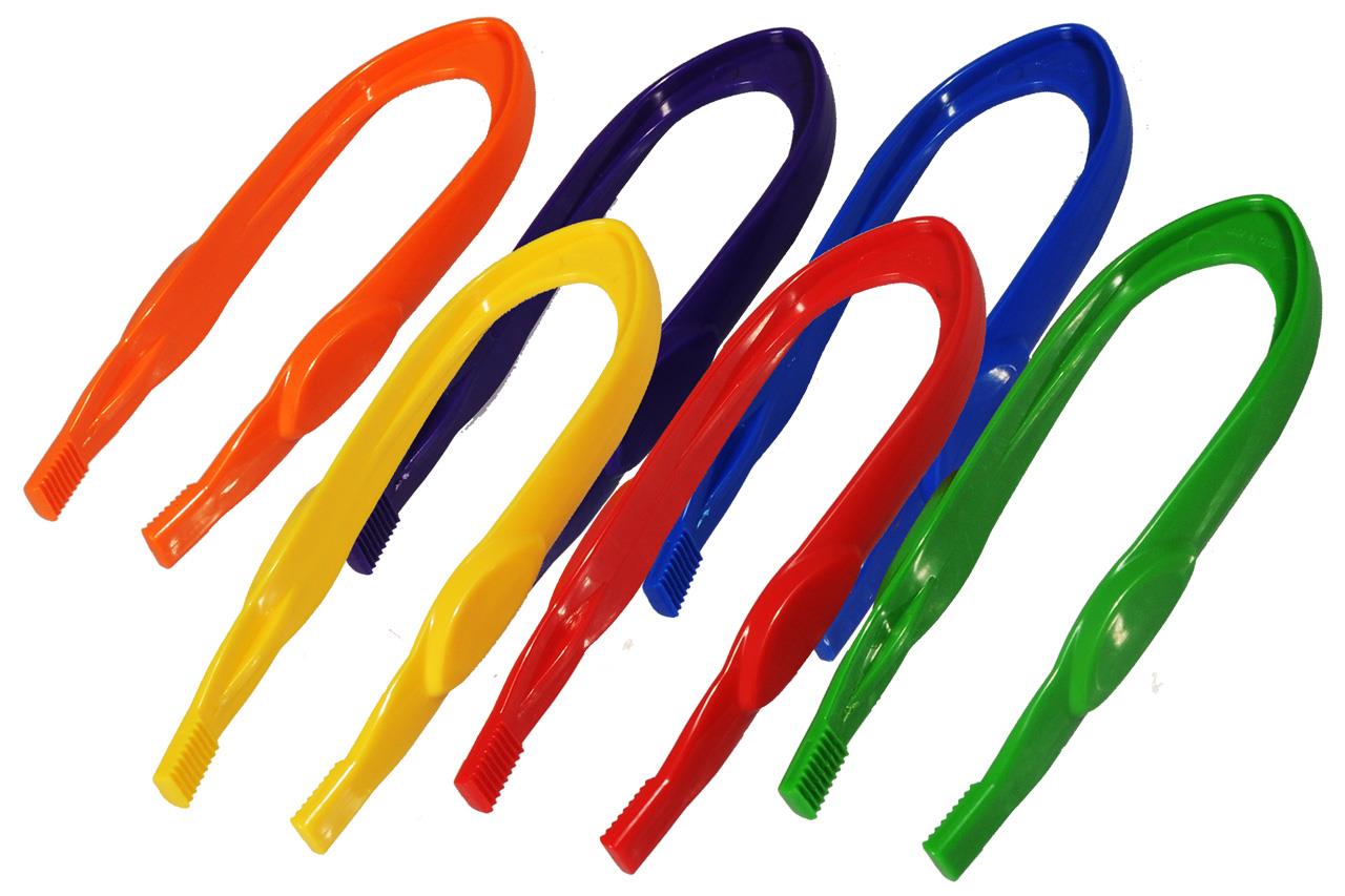 פינצטות צבעוניות סט 6 יחידות