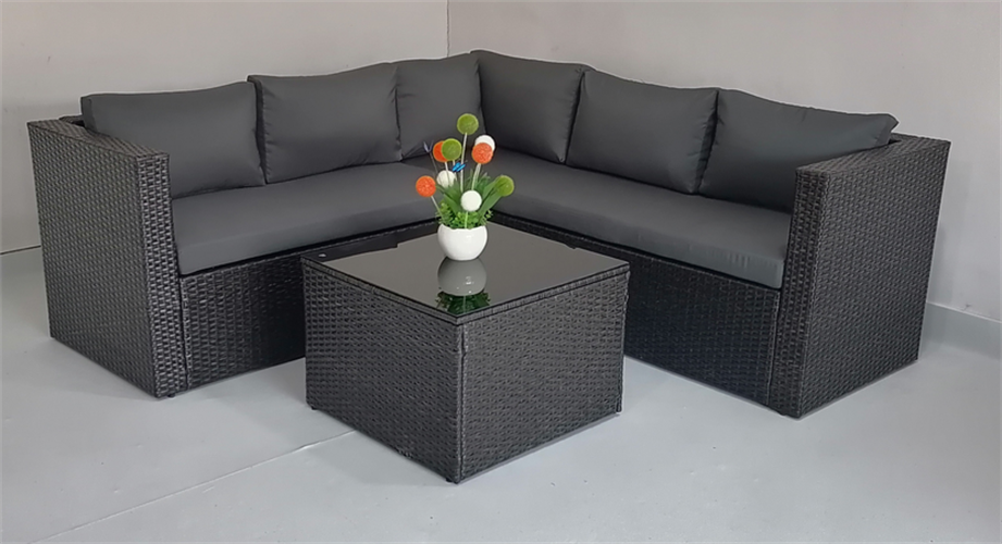 מערכת ישיבה לגינה ולמרפסת פינתית ראטן דגם מרסיי מערכת ישיבה לגינה ולמרפסת פינתית ראטן דגם מרסיי