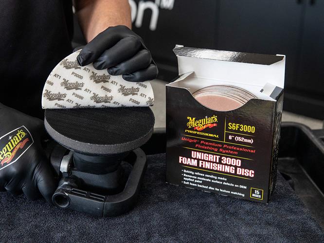 דיסקית ליטוש - UNIGRIT SANDING DISC 3/15 מבית MEGUIAR'S