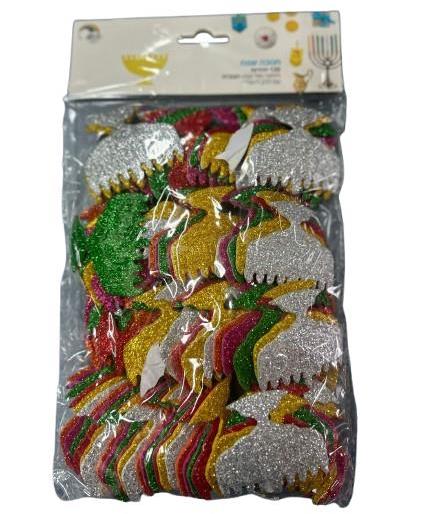 מגזרות סול נצנץ - חנוכייה + דבק דו"צ מגזרות סול נצנץ - חנוכייה + דבק דו"צ