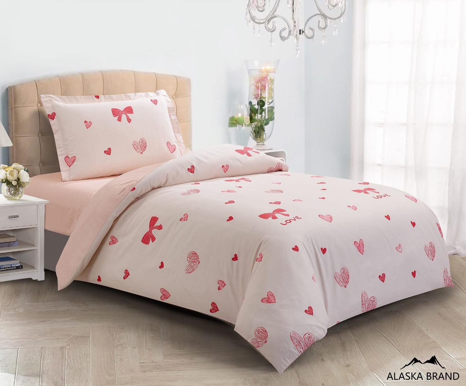 מצעי 100% כותנה רכה בצפיפות 200 חוט דגם פפיון | מבחר מידות