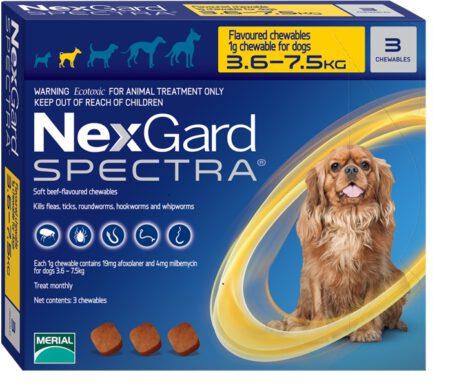 נקסגארד ספקטרה לכלב 3.5 2 קג Nexgard