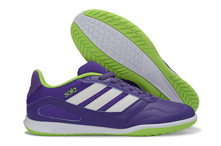 נעלי כדורגל נמוכות אדידס Adidas Sala Futsal סגול ירוק