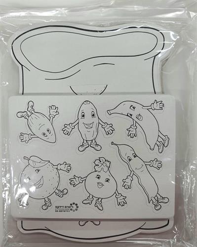 עבודת יצירה לצביעה שישה בשקיק אחד - 36 יח' עבודת יצירה לצביעה שישה בשקיק אחד - 36 יח'