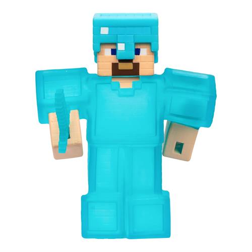 גו ג'יט זו X מיינקראפט - בובה נמתחת - סטרץ' Minecraft  סטיב - Goo Jit Zu