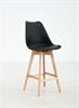 כסא בר מעוצב דגם פריז צבע שחור