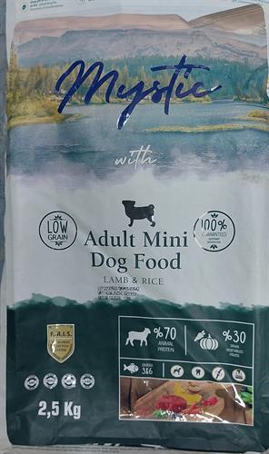 מיסטיק כבש ואורז לכלב בוגר 2.5 קג MYSTIC