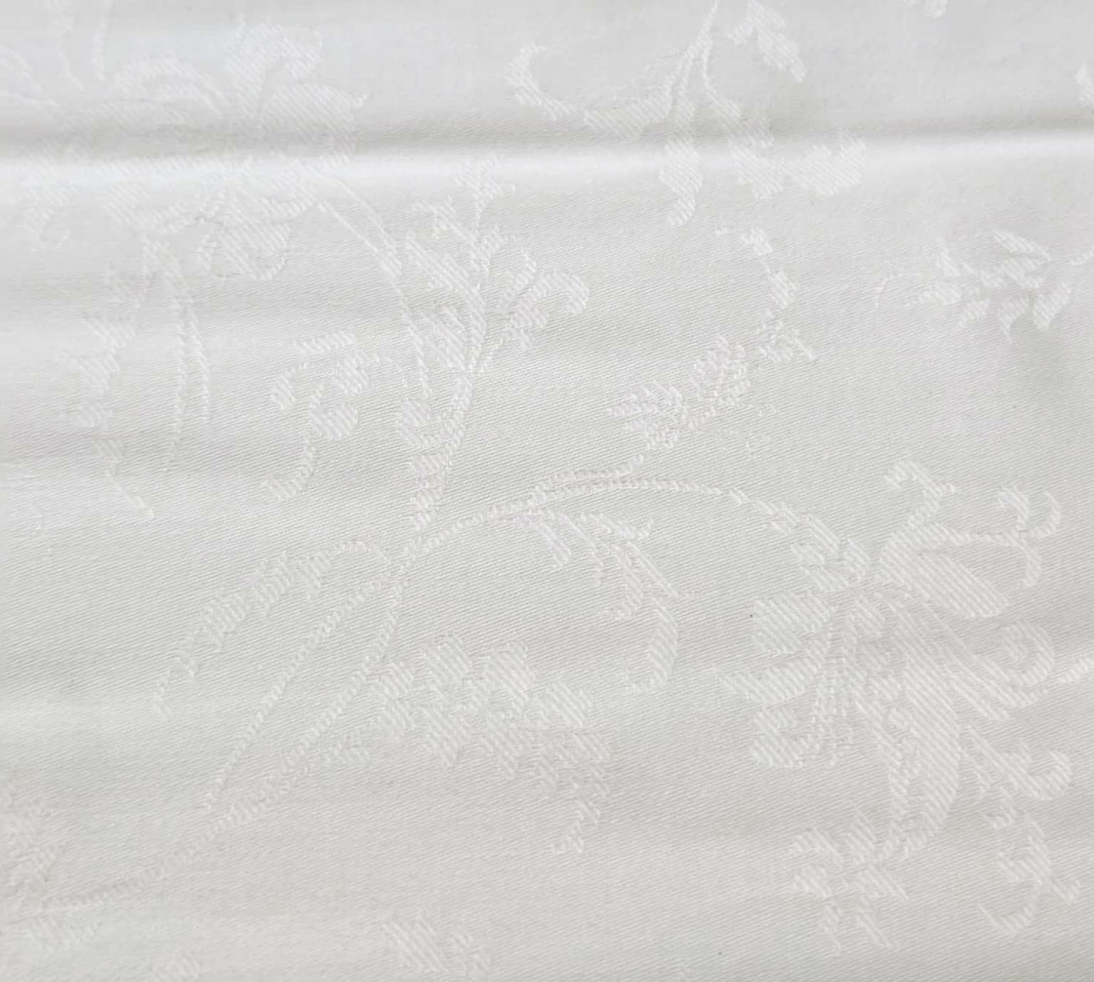 לבן ג'קארד | 500 חוט