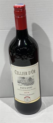 יין צרפתי  CELLIER DOR חצי יבש 1 ליטר