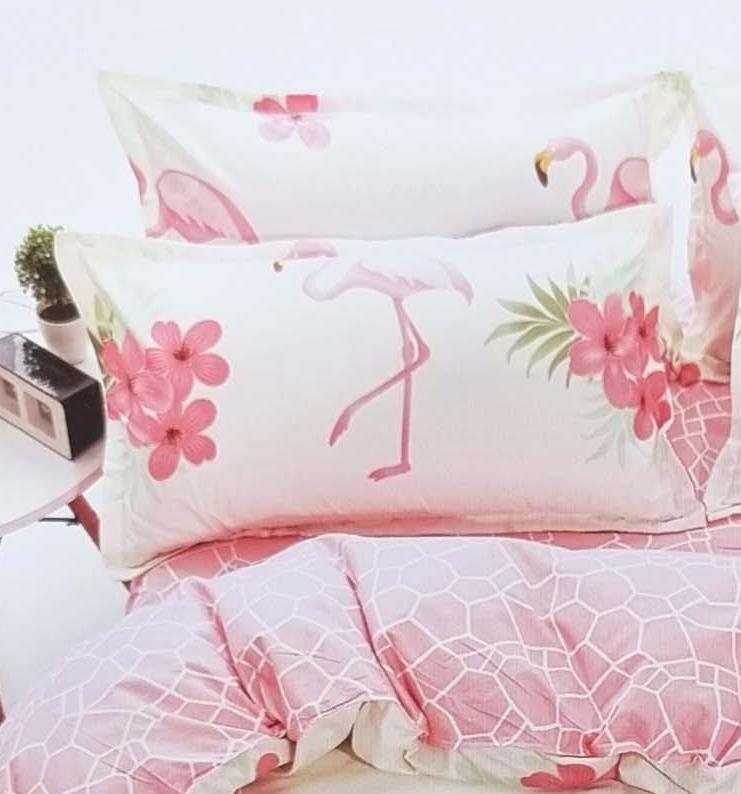 סט מצעים Flamingo יחיד 100% אל קמט! *אחרון*