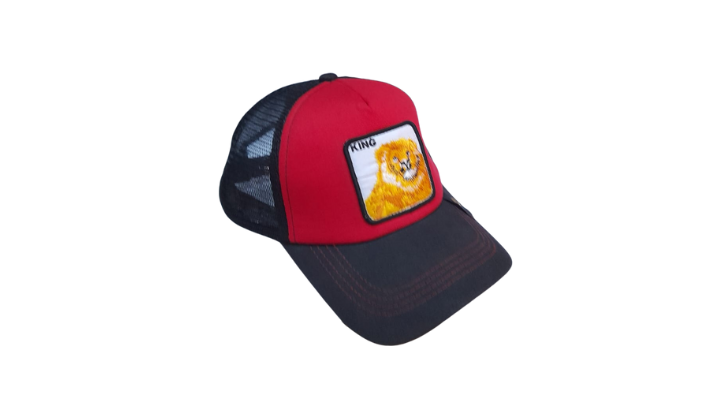 כובע חיות בצבע אדום - אריה