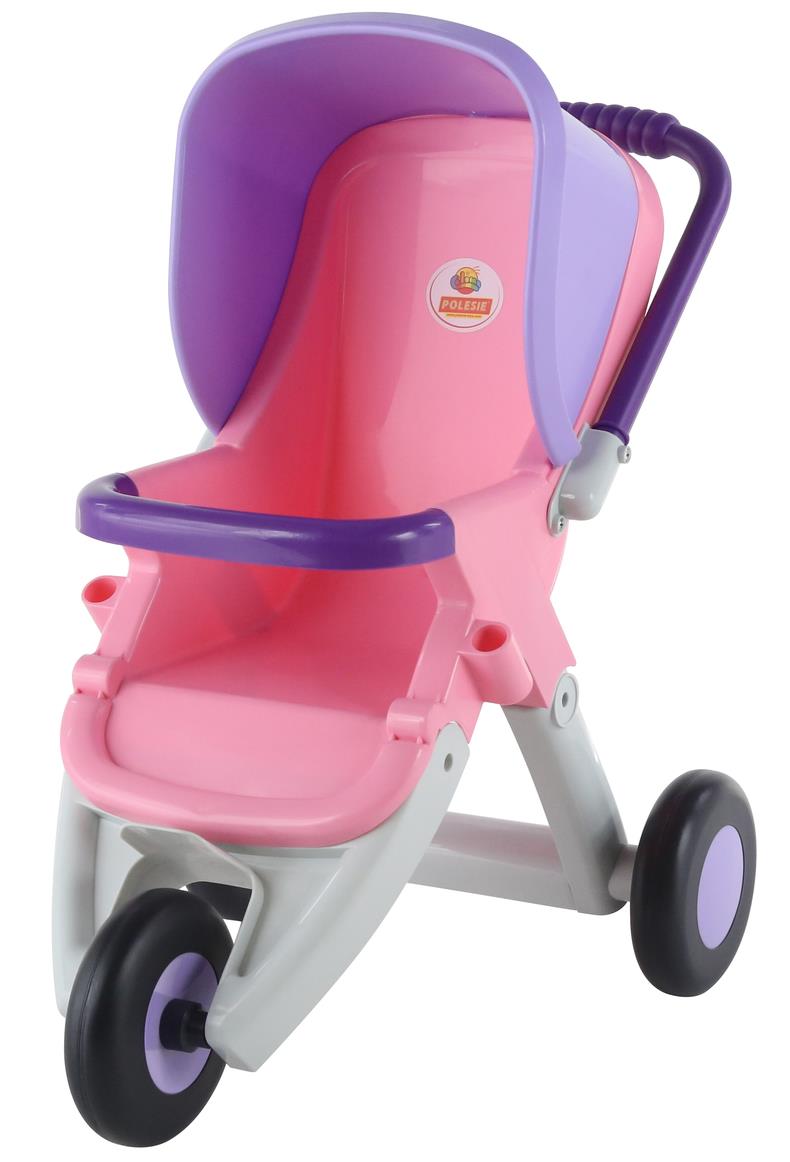 עגלת בובה איכותית 3 גלגלים